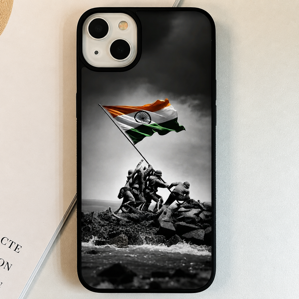 Indian Courage Glass Case