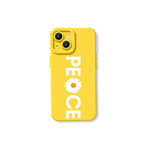 Peaceful Daisy Charm Silicone Case for Apple iPhone Series
