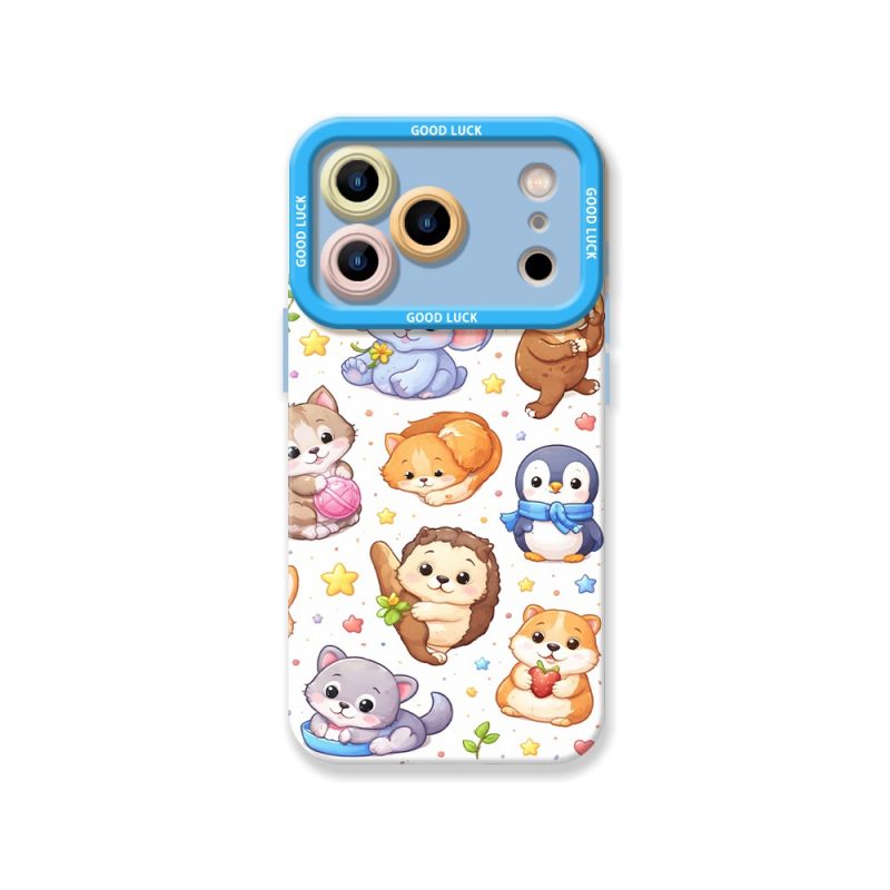 Adorable Animals Charm Silicone Case for Apple iPhone Series
