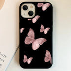 Butterfly Pattern Glass Case