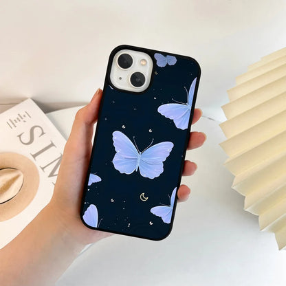 Butterfly With Stars Pattern Case
