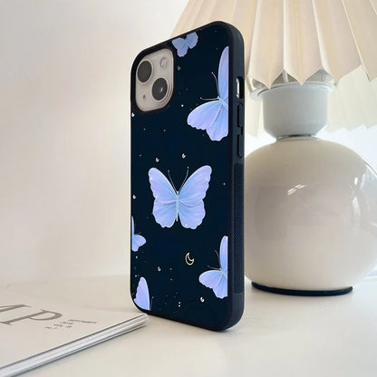 Butterfly With Stars Pattern Case
