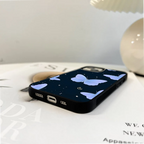 Butterfly With Stars Pattern Glass Case