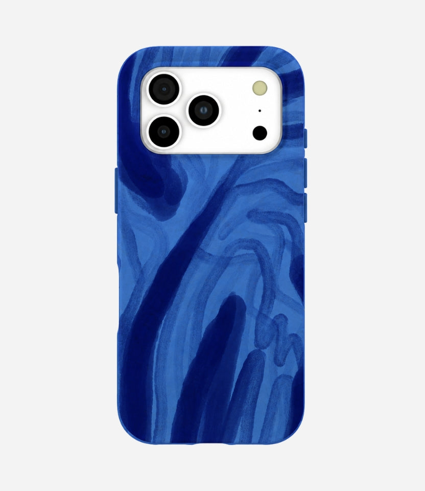 Electric Blue Blue Study Phone Case