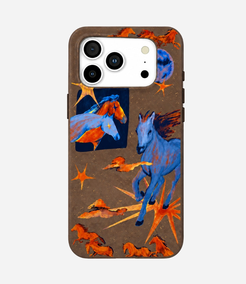Chocolate Brown Horse Dreamers Phone Case