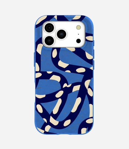 Electric Blue Noodles Phone Case