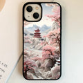 Blossoming Sakura Path Glass Case