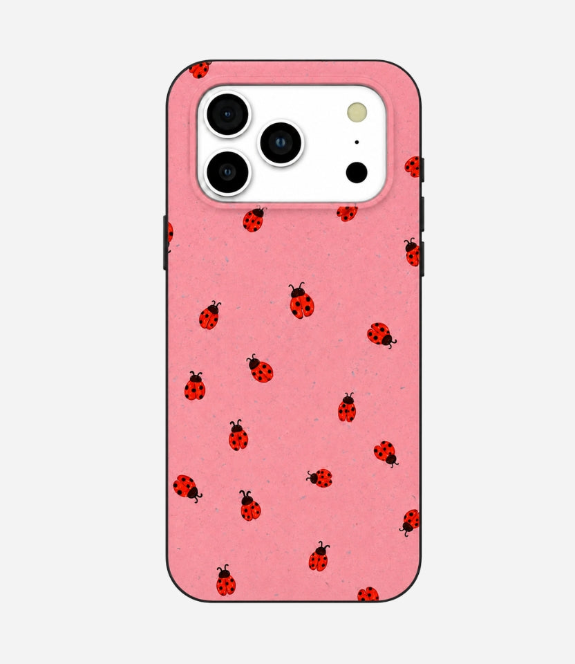 Bubblegum Pink Rosy Ladybug Phone Case