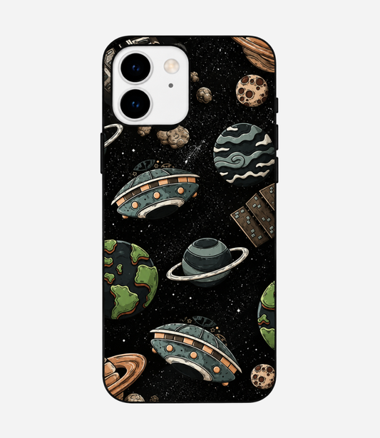 Cosmic Night Sky Hybrid Case