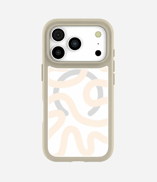 Clear Sandstone Wiggle Phone Case