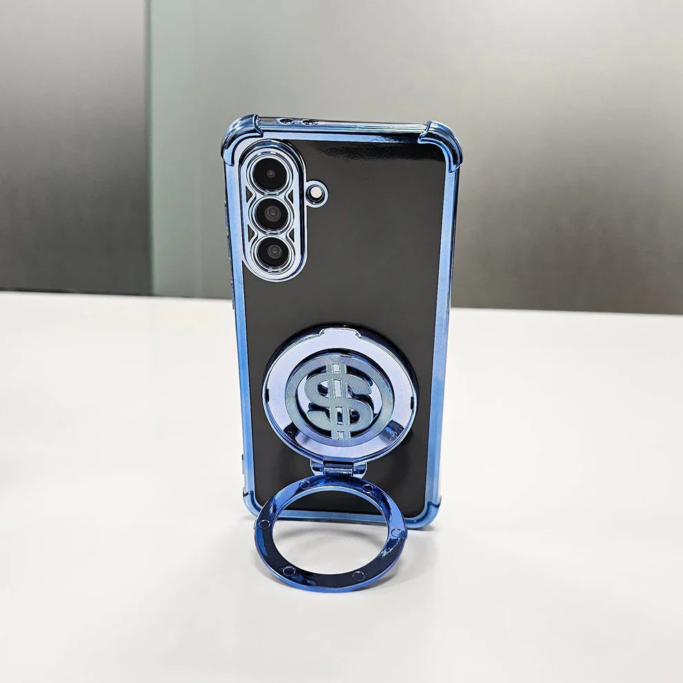 Samsung Galaxy A16 5G Four Corner Airbags 100% Original Astro Money Magnet Rotating Dollar Case