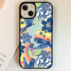 Blue Parrot Garden Glass Case