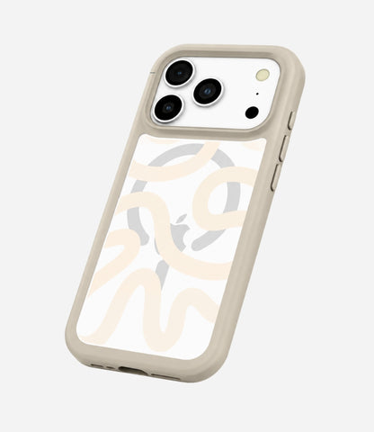 Clear Sandstone Wiggle Phone Case
