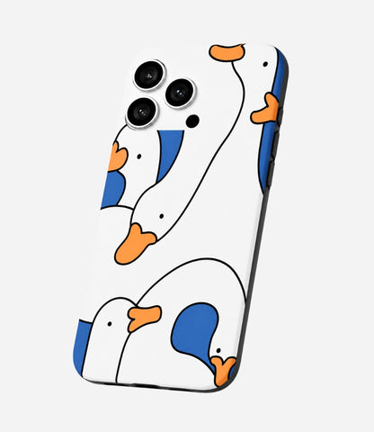 Electric Blue Silly Goose Phone Case