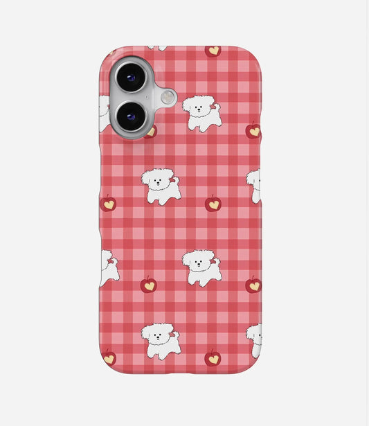 Gingham Pup Case