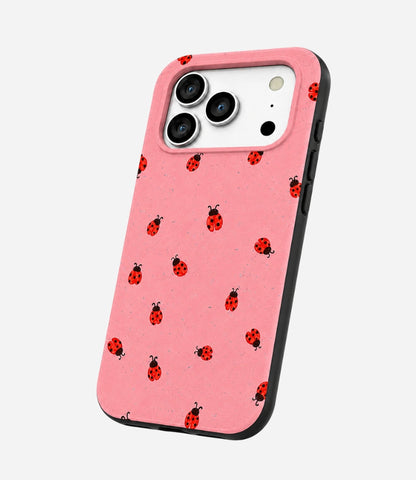 Bubblegum Pink Rosy Ladybug Phone Case