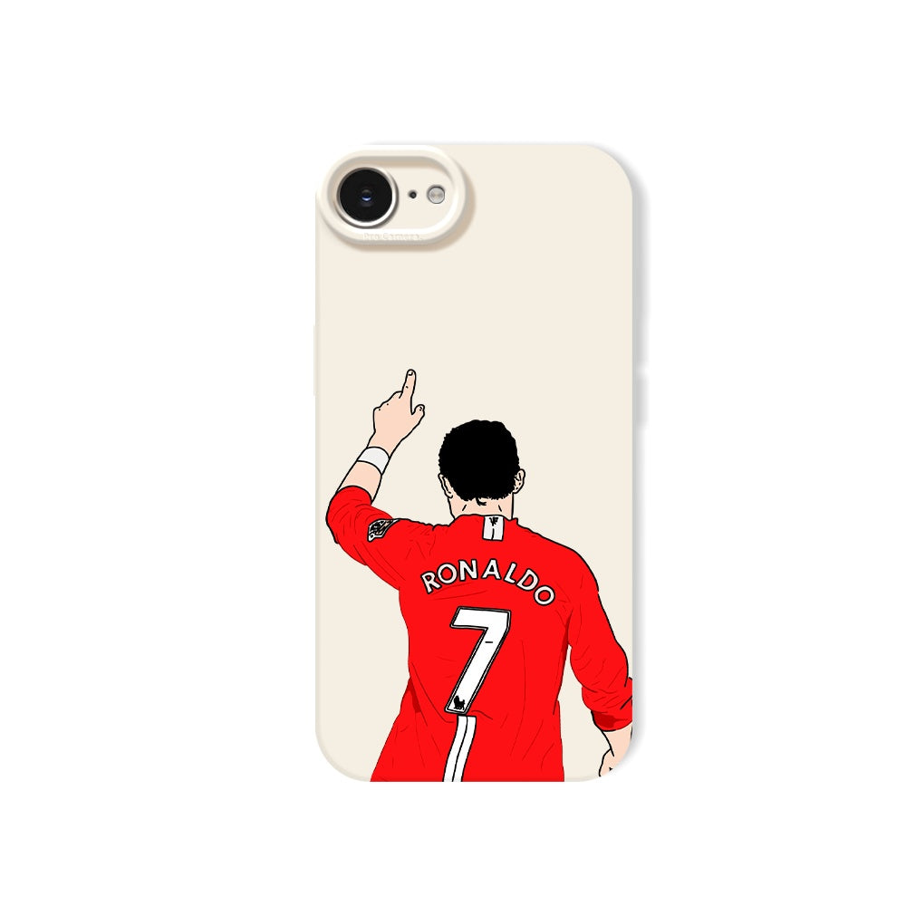 Victory Celebration Red Jersey Silicone Case for Apple iPhone Series