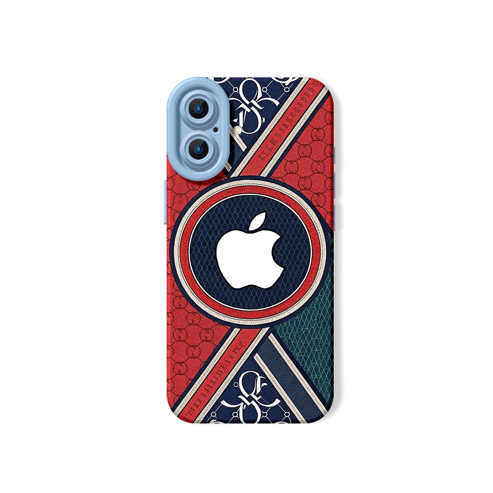 Bold Geometric Elegance Silicone Case for Apple iPhone Series
