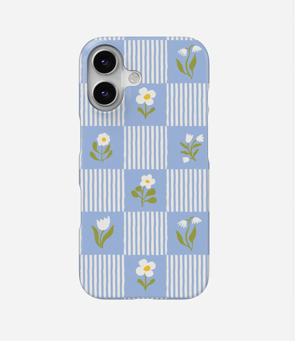 Cottage Stripe Blooms Case