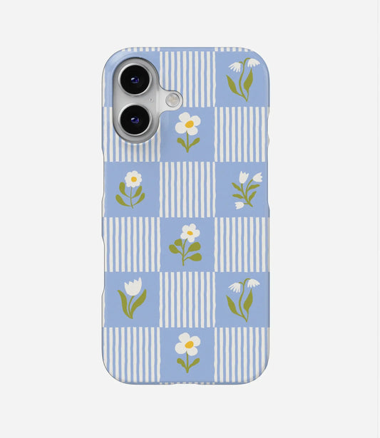 Cottage Stripe Blooms Case