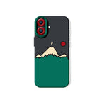 Mountain Sunrise Charm Silicone Case for Apple iPhone Series