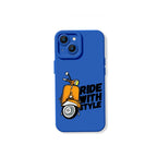 Retro Scooter Adventure Silicone Case for Apple iPhone Series