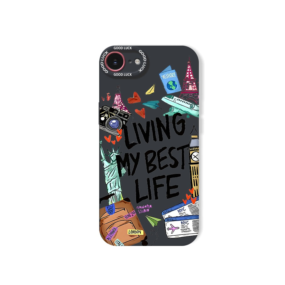 Adventure Travel Silicone Case for Apple iPhone Series