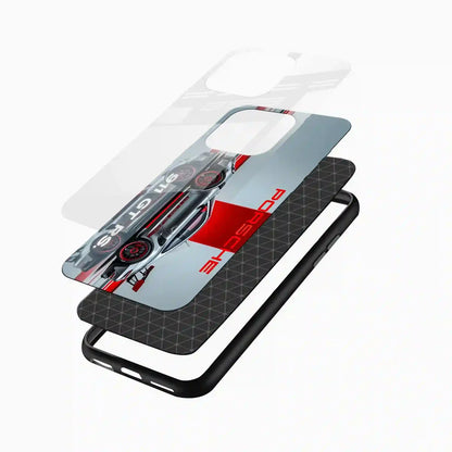 Porsche 911 GT3 RS Glass Mobile Cover – Premium Racing Car Design