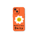 Sunny Smiley Daisy Silicone Case for Apple iPhone Series