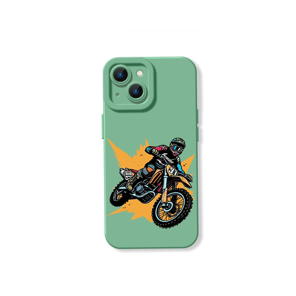 Motocross Adventure Silicone Case for Apple iPhone Series
