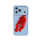Fiery Tiger Blaze Silicone Case for Apple iPhone Series
