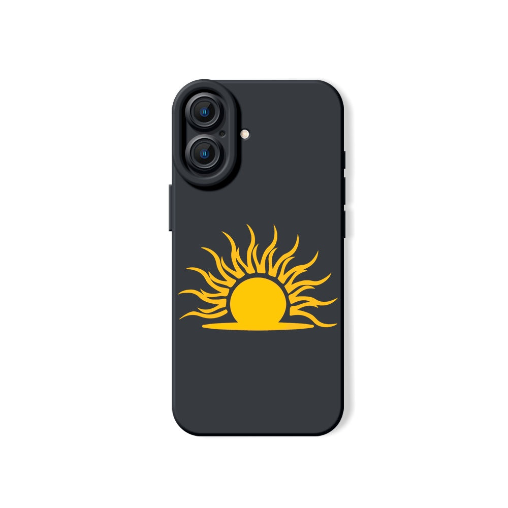 Golden Sunrise Art Silicone Case for Apple iPhone Series