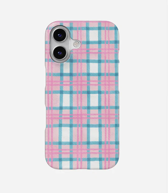 Cotton Candy Checks Case