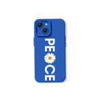 Peaceful Daisy Charm Silicone Case for Apple iPhone Series