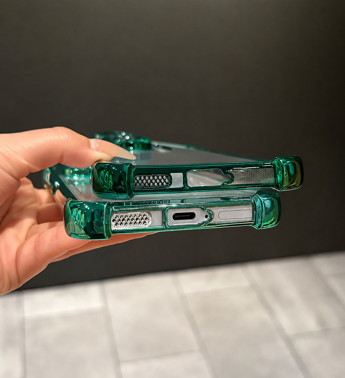 Vivo V60 5G Transparent Shockproof Airbag Corner Back Cover