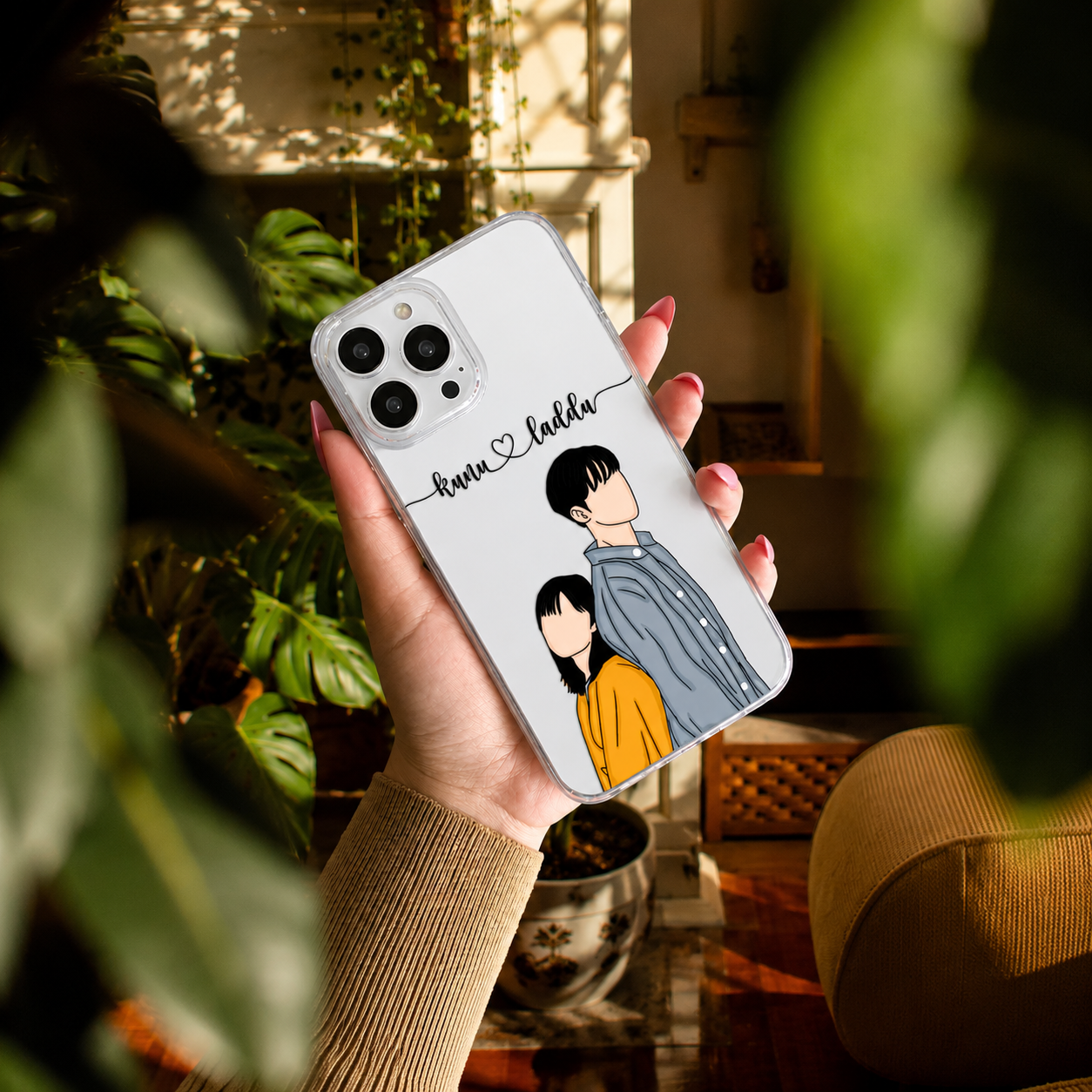 Cute Couple Name Case Design – Sweetheart