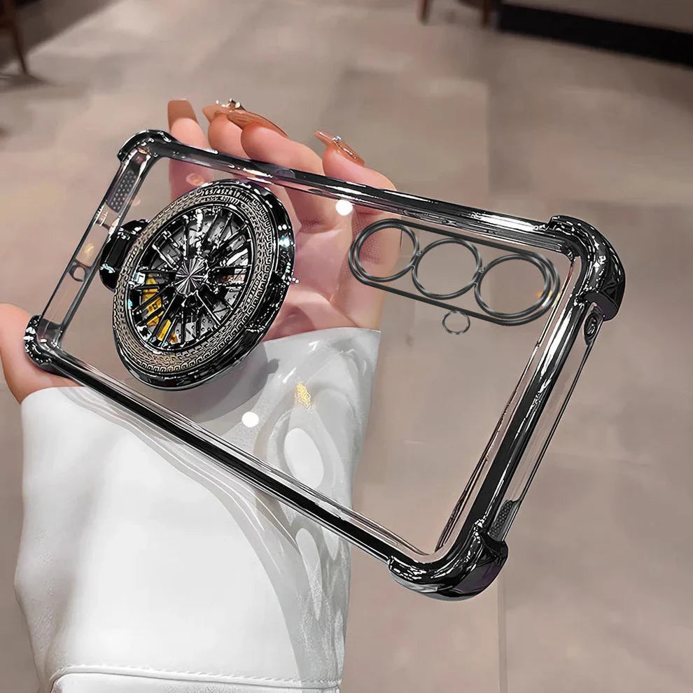 Samsung Galaxy A16 5G Premium Stress Buster Wheel Rotating Shockproof Airbags Case