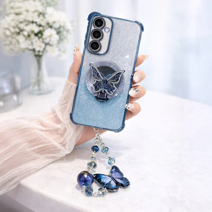 Samsung Galaxy A56 5G Shockproof Butterfly Stand Case