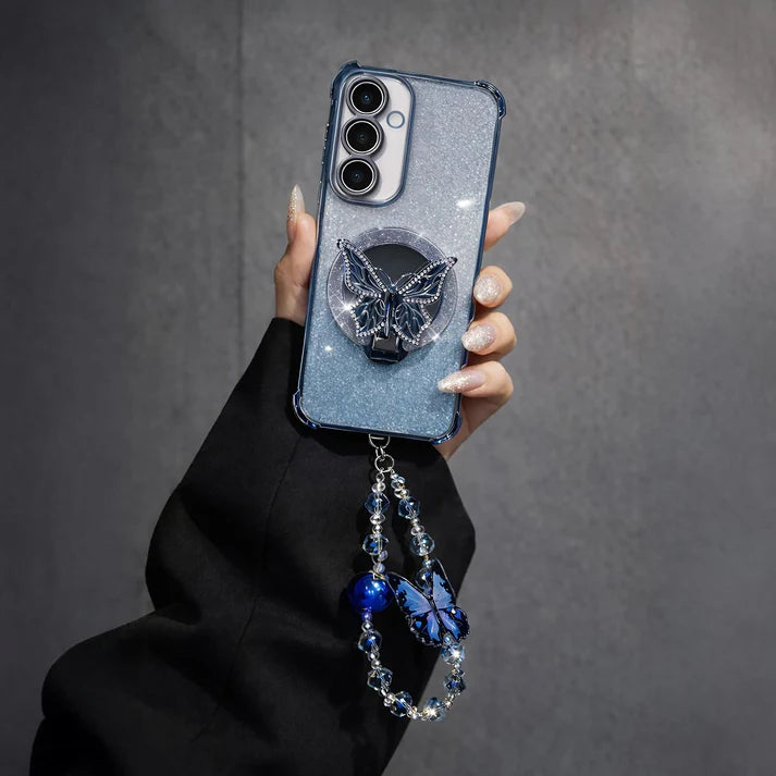 Samsung Galaxy A56 5G Shockproof Butterfly Stand Case