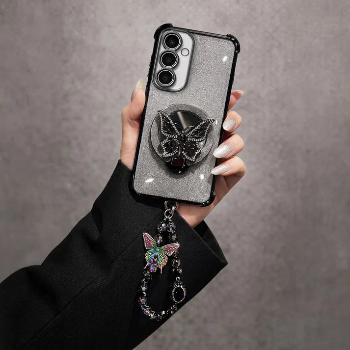 Samsung Galaxy A56 5G Shockproof Butterfly Stand Case