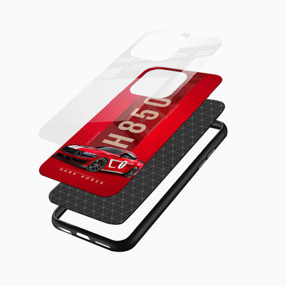 Ford Mustang Dark Horse Glass Mobile Cover
