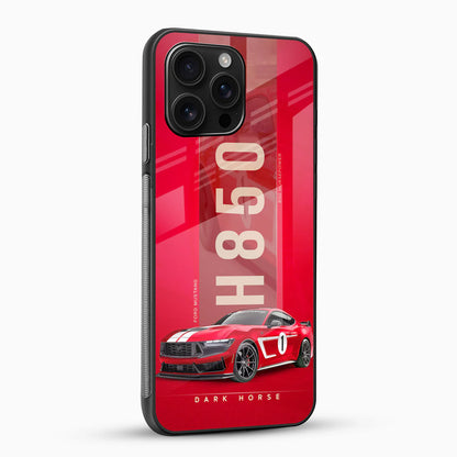Ford Mustang Dark Horse Glass Mobile Cover