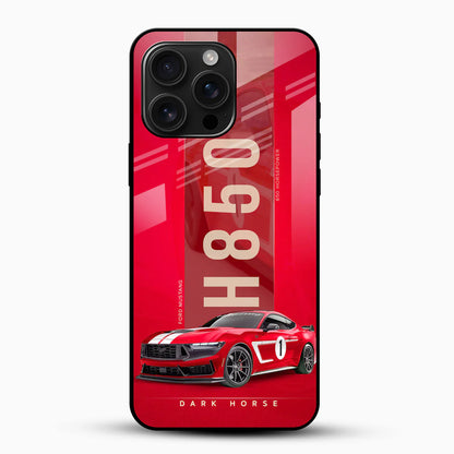 Ford Mustang Dark Horse Glass Mobile Cover