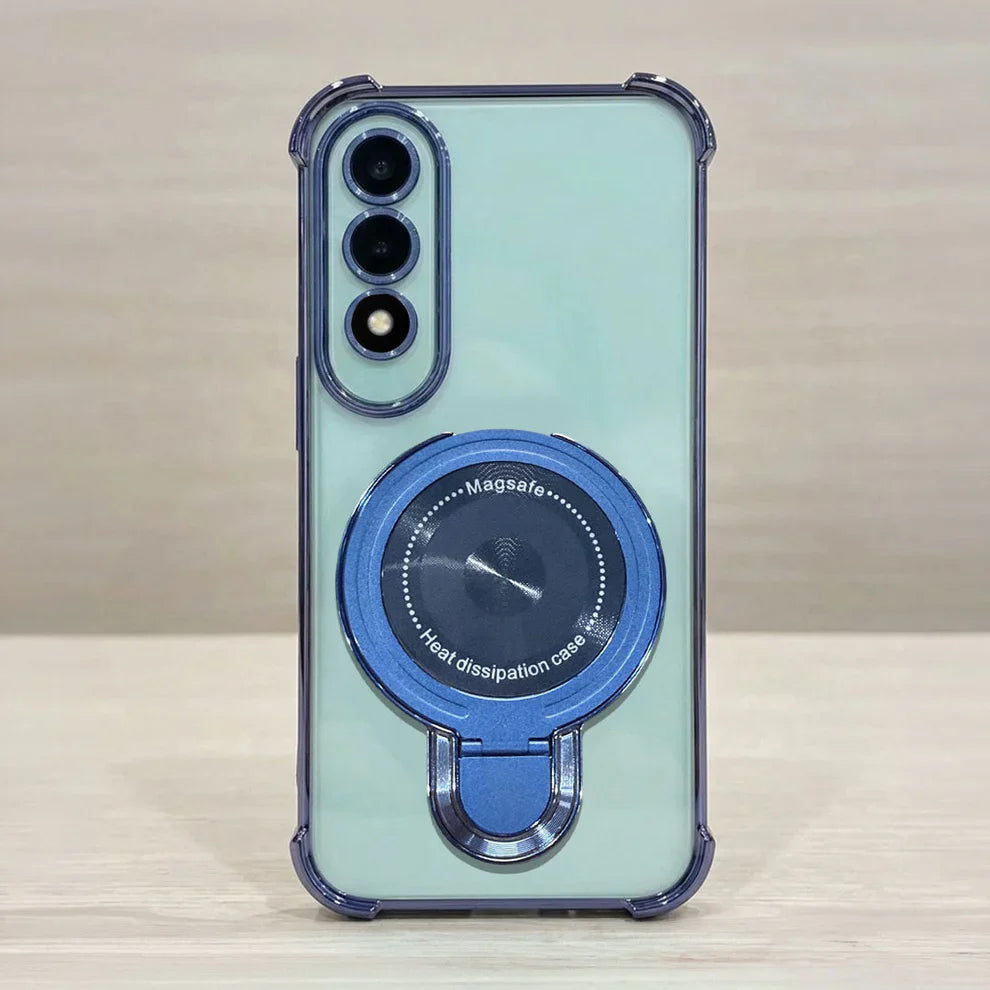 OnePlus Nord 5 5G Luxury Four Corner Invincible Bracket Ring Stand Case
