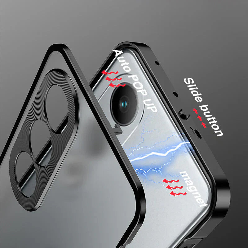 OnePlus Nord CE4 5G Aluminium Metal Bumper Shield Transparent Back Case