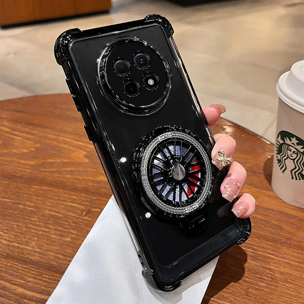 Oppo F31 Pro+ 5G Premium Stress Buster Wheel Rotating Shockproof Airbags Case