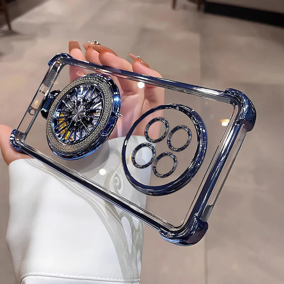 Oppo F31 Pro+ 5G Premium Stress Buster Wheel Rotating Shockproof Airbags Case