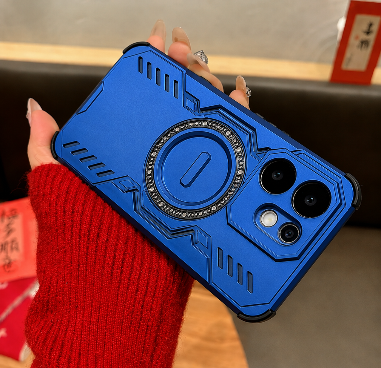 Vivo V60 5G MagSafe Compatible Shockproof Armour Back Cover