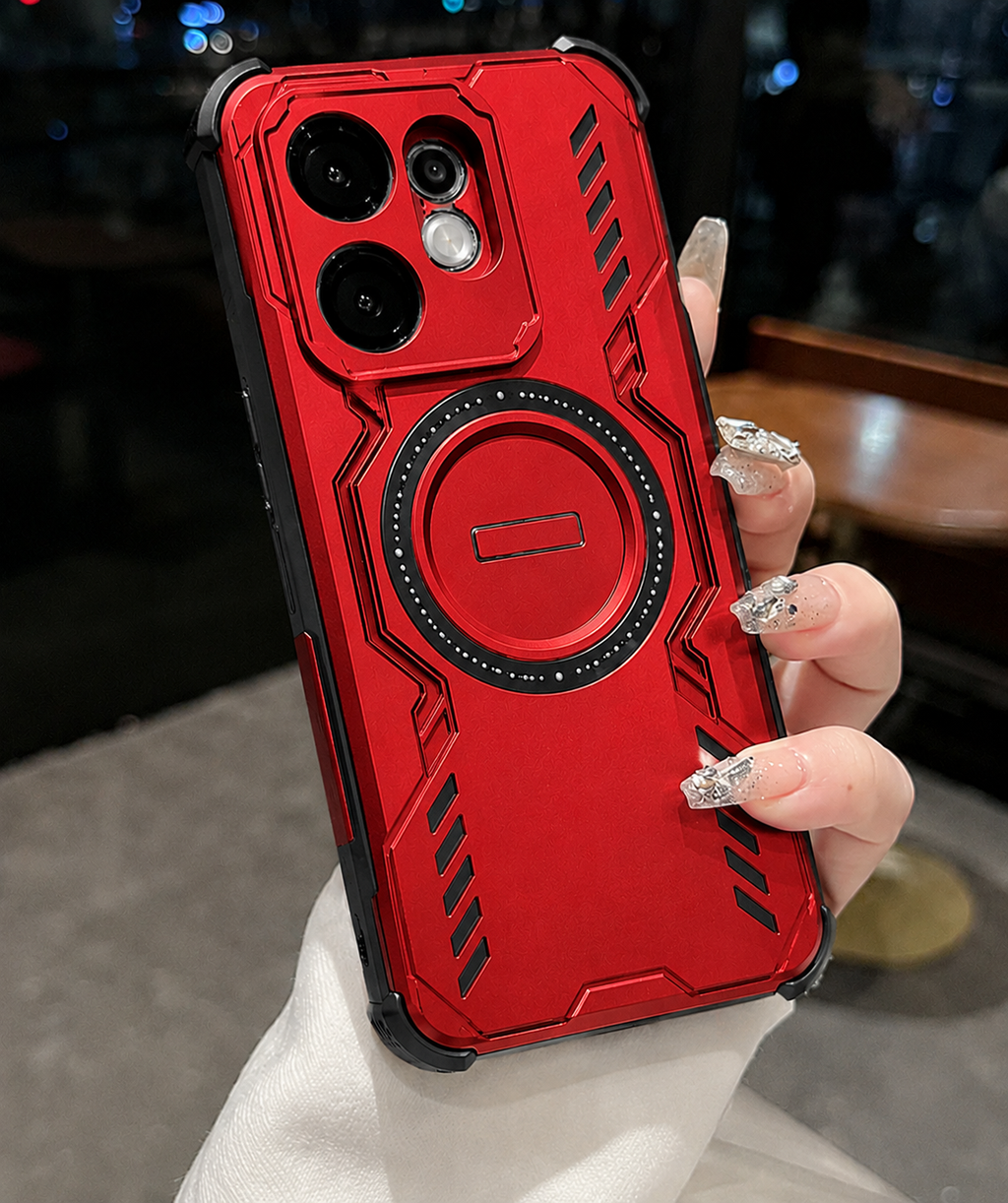 Vivo V60 5G MagSafe Compatible Shockproof Armour Back Cover