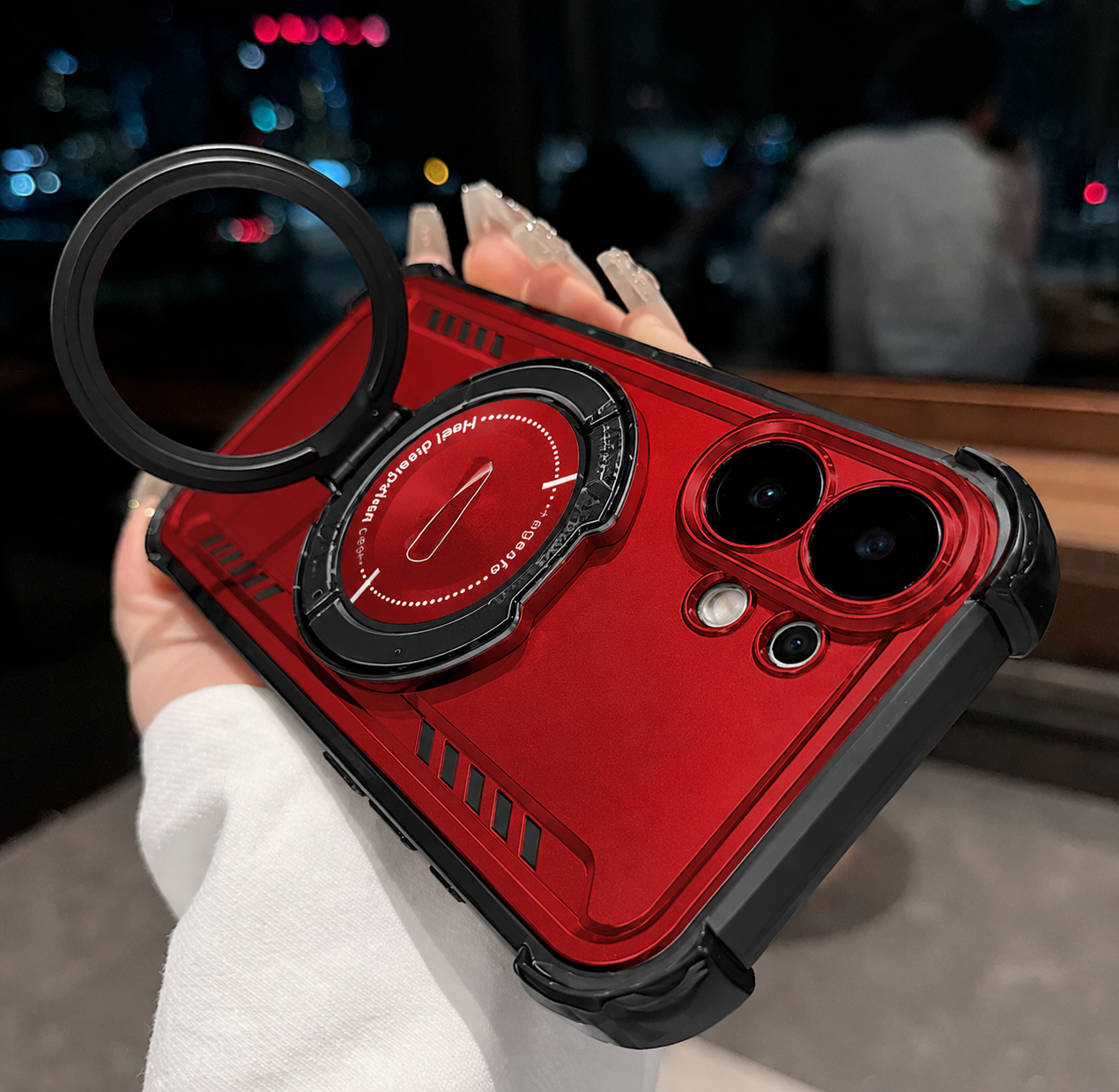Vivo V60 5G MagSafe Compatible Shockproof Armour Back Cover